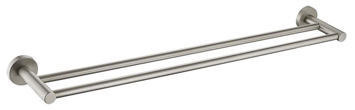 Ideal Double Towel Rail (Brushed Nickel)