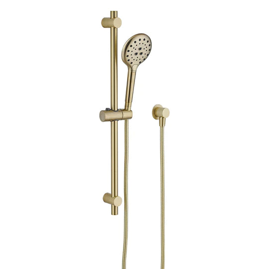 Ideal Hand Shower On Rail (Brushed Gold)