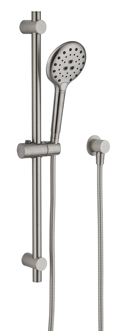 Ideal Hand Shower On Rail  (Brushed Nickel)