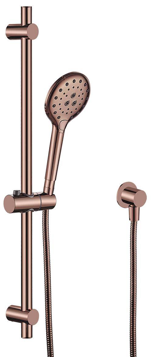 Ideal Hand Shower On Rail (Rose Gold)