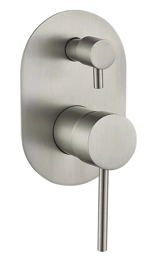 Ideal Wall Mixer With Diverter (Brushed Nickel)