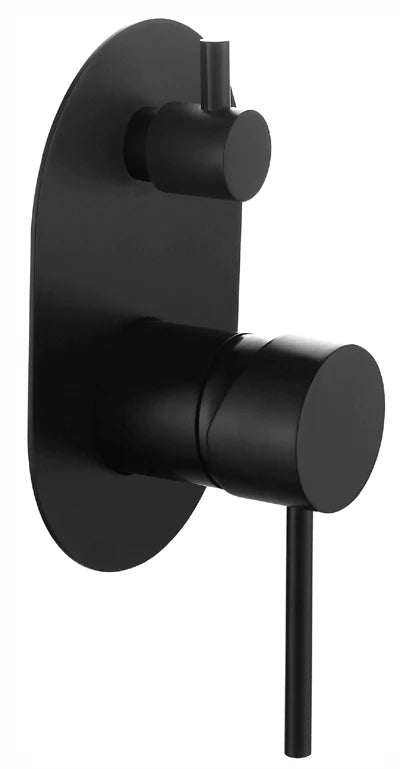 Ideal Wall Mixer With Diverter (Black)