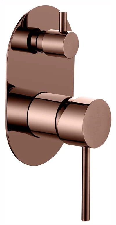 Ideal Wall Mixer With Diverter (Rose Gold)