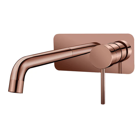 Ideal Wall Mixer With Outlet (Rose Gold)
