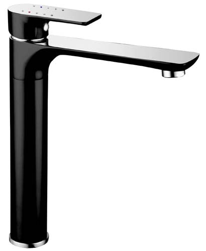 Sleek Sink Mixer (Luxury / Black / Chrome)