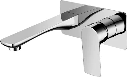 Sleek Wall Mixer With Outlet