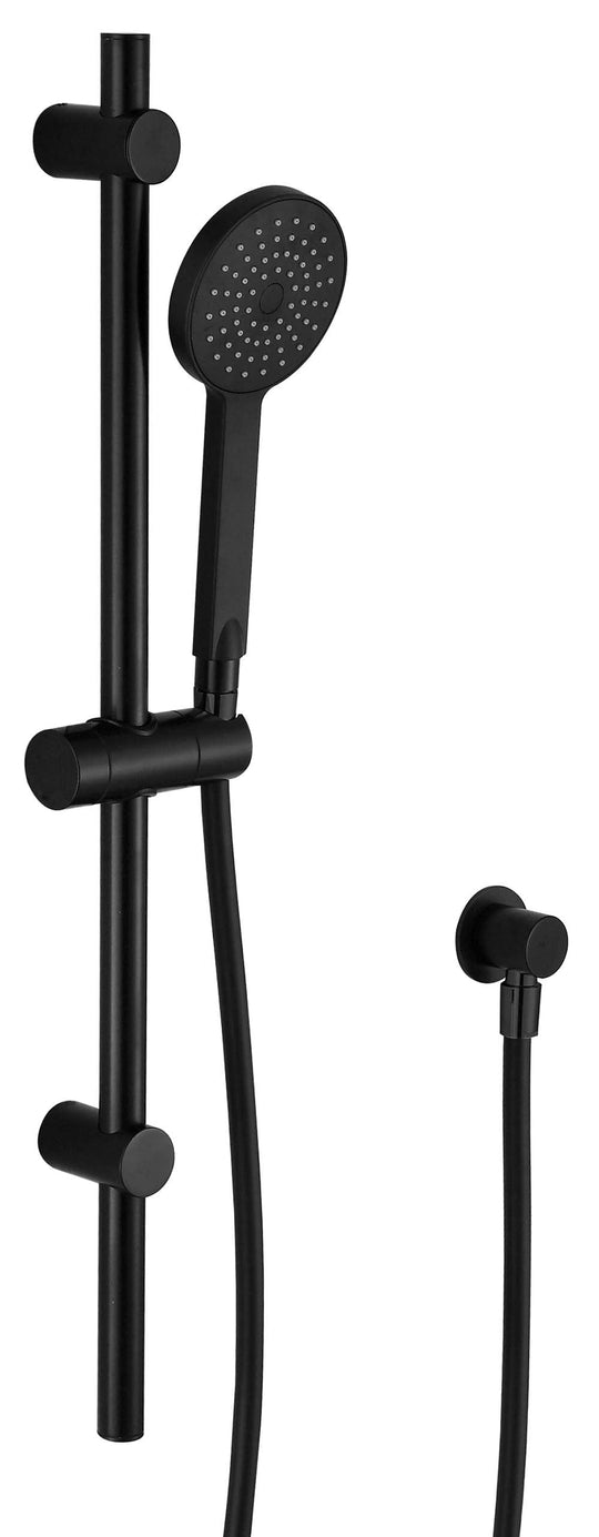 Cuter Hand Shower On Rail (Black)