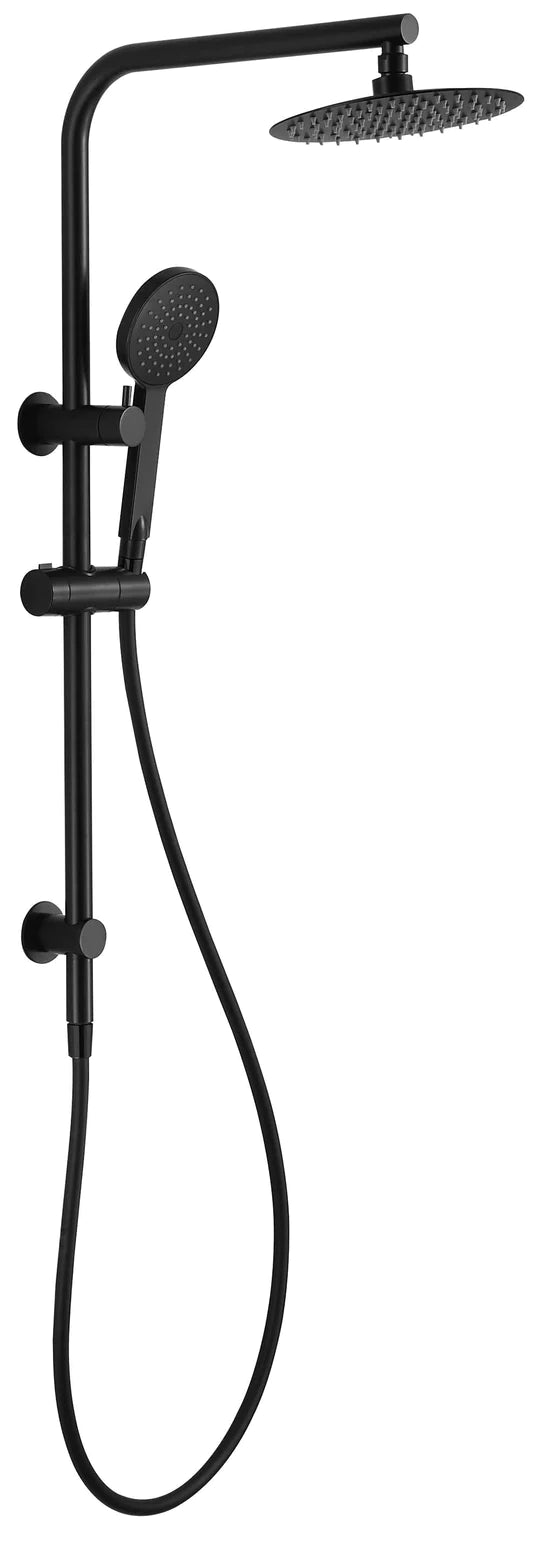 Cuter Shower System With Rail (Black)