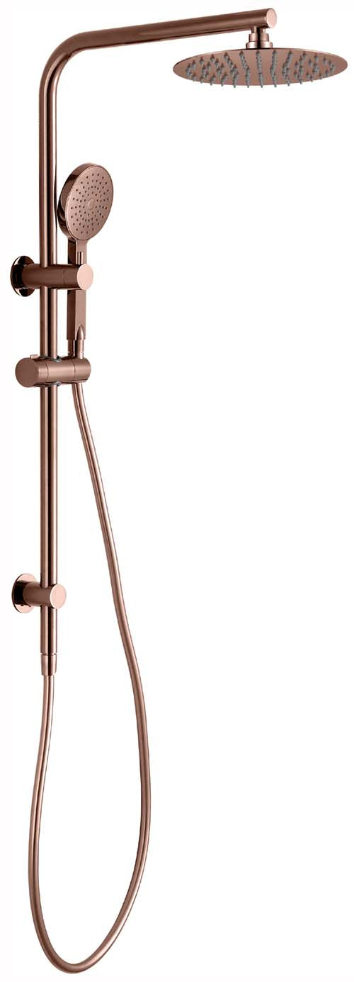Cuter Shower System With Rail (Rose Gold)